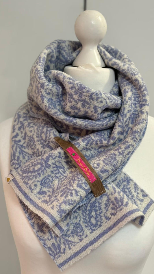 Schaal, Jeans hellblau, 140 x 26 cm