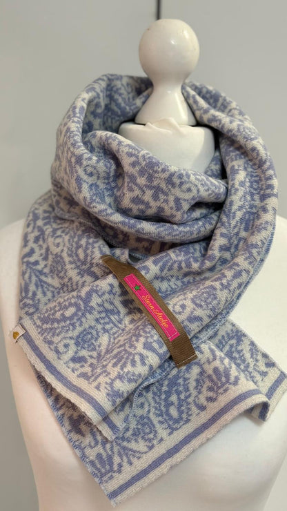 Schaal, Jeans hellblau, 140 x 26 cm