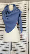 Musselin Schal Hellblau (Bio-Baumwolle)