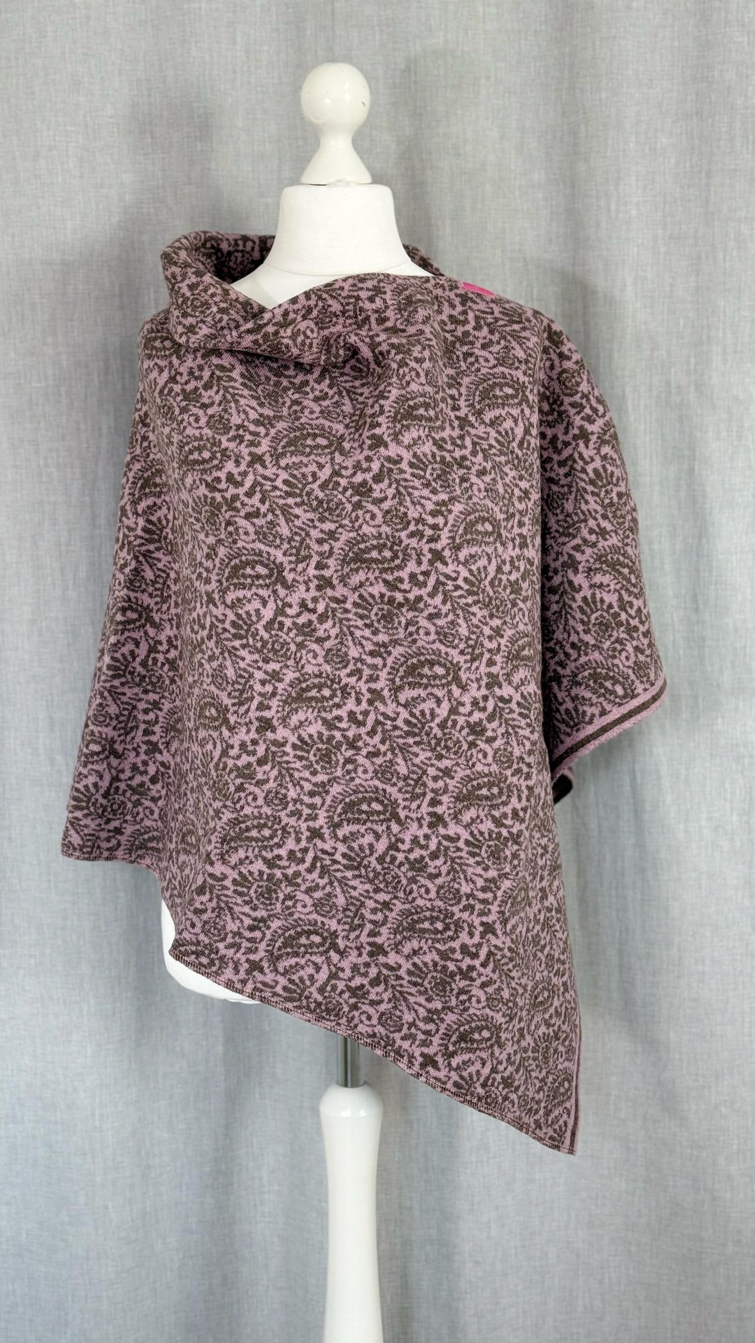 Poncho Paisley in braun/rosé